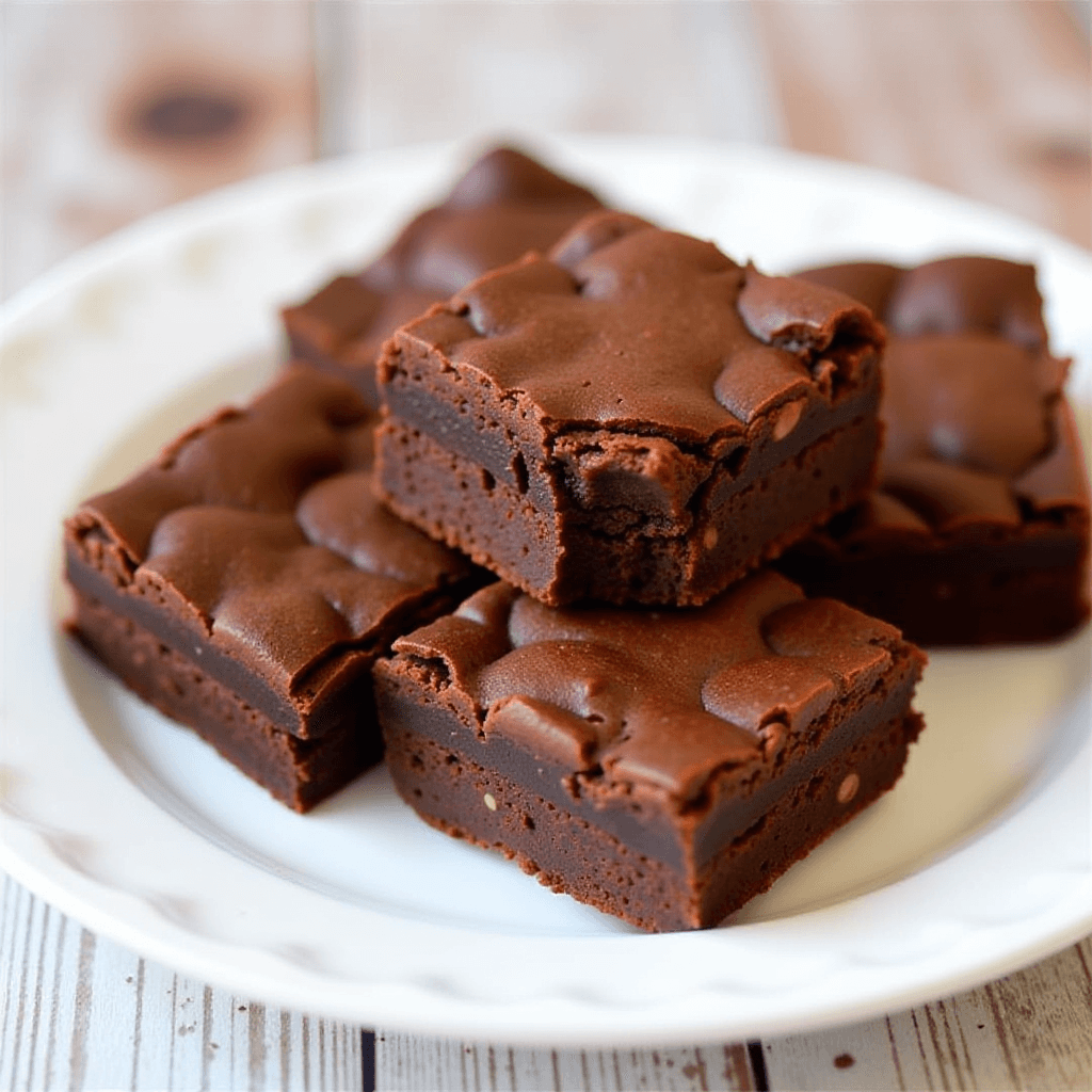Delicious homemade protein brownies with a fudgy texture, perfect for a post-workout snack.